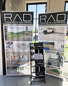 Pop Up Banner RAD Concrete Coatings